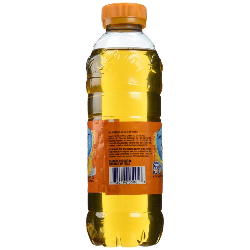 San Benedetto Peach Ice Tea (Pack of 24) - 16.9