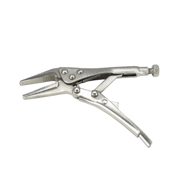 Set of 6 Long Grip Pliers Welding Pliers Locking Pliers