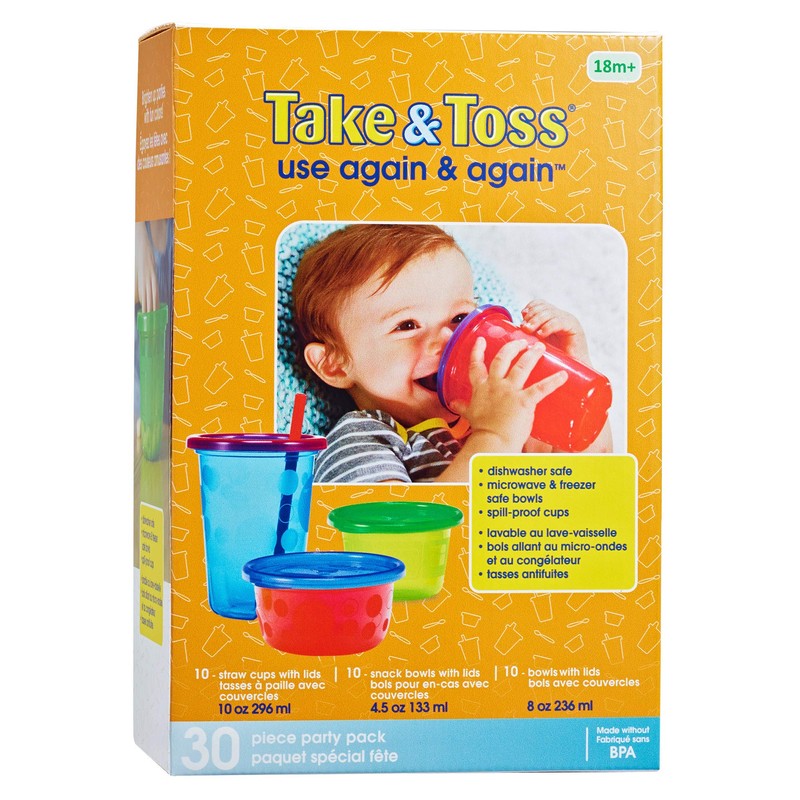 The First Years Take & Toss Spill Proof Party Pack