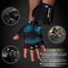 RIVBOS CHG001 Bicycle Gloves, Cycling Gloves, Fingerless, Sculpted Design, With