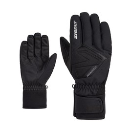 Ziener Men's GATIS Ski Gloves / Winter Sports Waterproof Breathable Black 8.5