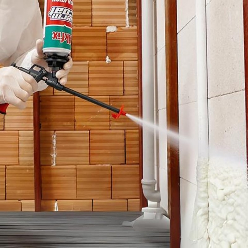 Akfix Dispensing Foam Gun - Spray Foam Applicator for Caulking,