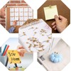 200 Pcs Gold Map Push Pins – Round Head Drawing