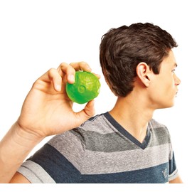 Diggin Slimeball Battle Pack. 6 Slime Ball Set. Dodge-Ball Throw Game, green