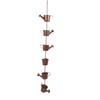 Rain Chain Watering Can Bucket Shaped Decorative 6 Cups Rainwater