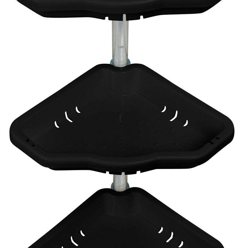 Bath Bliss Aluminum Corner Shower Organizer | 4 Tier |