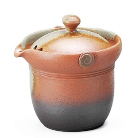 Yamaki Ikai Y325 Creative Teapot, Tea Ceremony, Isshin Saku, 3.9 x 3.9 x 3.9 inches (10 x 9 x 10 cm), Tokoname Ware