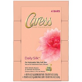 Caress Daily Silk Beauty Soap Bar - (6 X 4 Ounce)