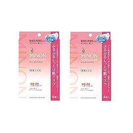 Minon Amino Moist Purupuru moist skin mask 22mL Ã— 4 sheets(Pack of 2)
