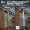 Temporary Rainwater Downpipe Kit for Gutter Outlets Storm Drainage (30