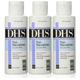 DHS Sal Anti-Dandruff Shampoo (4 fl oz) (Pack Of 3 Bottles)