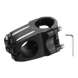 sourcing map 31.8mm Bike Stem 7 Degree 40mm Aluminum Alloy Bicycle Handlebar Stem with Hex Wrench for Mountain Road Bike BMX MTB Cycling, Black