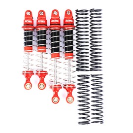 RACWD for Losi Baja Rey, Rock Rey, Hammer Rey, RZR Rey 1/10 RC Shocks Absorbers Damper Set Upgrade Parts Red