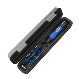 LABEAR- 22pcs 1/4" DR.0.4-2Nm Torque Screwdriver Wrench Driver Bits Set for Maintenance,Tools, Bike Repairing and Mounting.