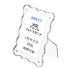 BBEST AWPF-L Wavy Acrylic Photo Frame, Magnetic, Vertical, Horizontal, Transparent,