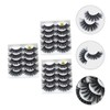 Ipetboom 2sets Volume Cosmetics False Eyelashes Natural Realistic Fake Lashes