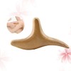 HEALIFTY Scratching Massage Trident Shaped Guasha Board Natural Wood Scraping