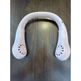 RoHS Neck Cooling Fan Portable Pink New In Box With Charger