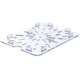Carlisle FoodService Products 1023507 StorPlus Half Size Polycarbonate Drain Shelf, Clear