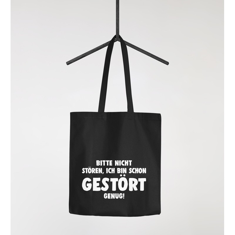 Jute Bag please do not disturb I'm disturbed enough already