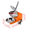 MAD HORNETS Electric Ice Crusher Machine 143LBS/Hr Snow Cone Maker