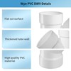 LESSO 2" PVC Pipe Fitting, Deep WYE DWV, 2 inch