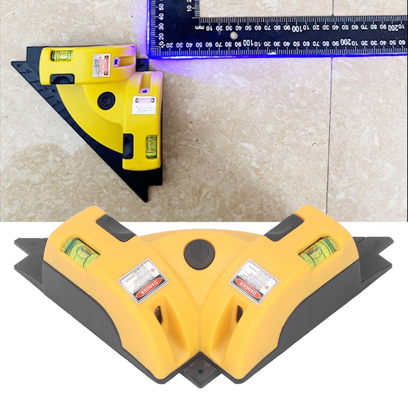 Right Angle Level High Accuracy Visible Green Beam Leveling Gauge