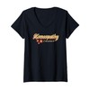 Womens Homeopathy Proving it Joke Retro V-Neck T-Shirt