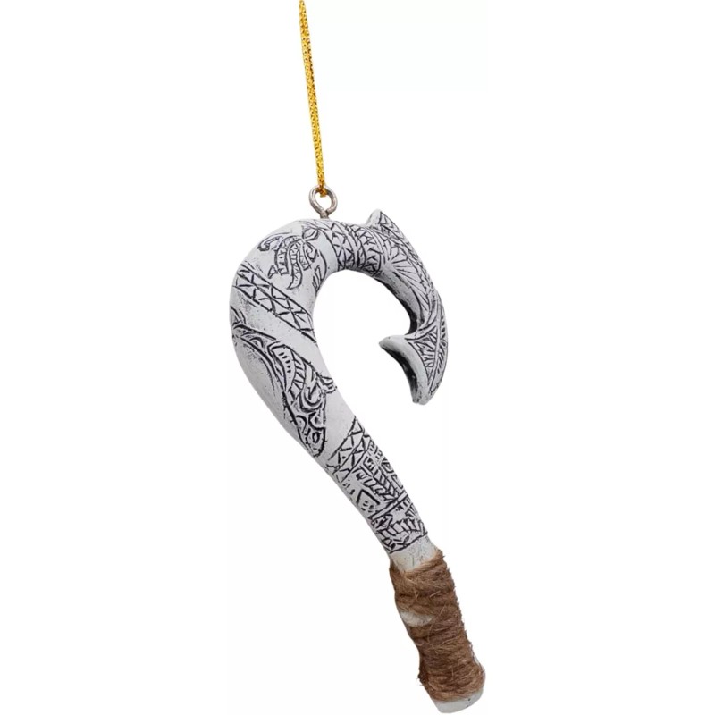 December Pets Maui Demigod Fish Hook Christmas Tree Hawaiian Ornament