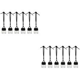 SUPVOX Car Hanging Perfume Bottle Refillable Aromatherapy Diffuser Vehicle Interior Decoration Accessory for Cars Trucks