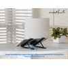 PureMounts Laptop Stand, Height Adjustable, Foldable & Ergonomic Notebook Holder