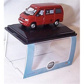 Oxford Volkswagen T4 Westfalia Camper Red vehicle 1:76 scale diecast model