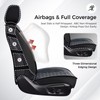 Huidasource Front Car Seat Covers, Leather Car Seat Cushion, Automotive