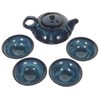 LABRIMP 1set Ceramic Teapot Set Teapot and Cups Portable Tea