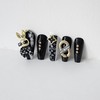 Gold Rabbit Handmade Nail Tips - Natural / 골드 래빗
