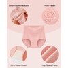 MEIYATING Women's Cotton Underwear High Waisted Tummy Control Top Panties