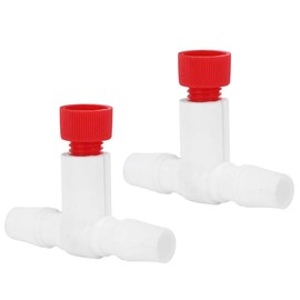 EFFACER Air Valve Switch, Protein Skimmer Separator 2PCS Plastic Protein Skimmer Air Valve Switch, Fine Adjustment for Fish Tank