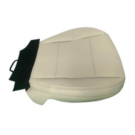 SHTLYH Driver Bottom Microfiber Leather Perforated Seat Cover Fit for 2015-2019 Subaru Outback Legacy (Tan)