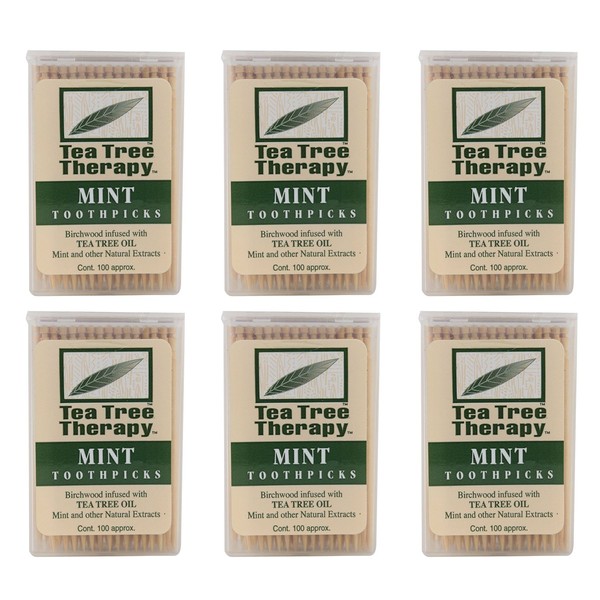 Tea Tree Therapy - Tea Tree & Menthol Toothpicks 100-count