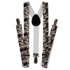 Gravity Trading Camouflage Elastic Clip-On Suspenders