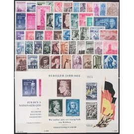 Goldhahn DDR Vintage 1955 Mint NH Complete Stamps for Collectors