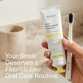 Boka- “Pasta de Dientes Libre de FluoruroNano Hidroxiapatita, Remineralizante, Dientes Sensibles, Blanqueamiento Dentis