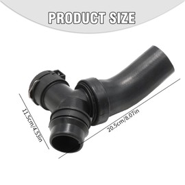 Hoypeyfiy DR3Z-8566-A Engine Heater Hose, Replacement for Ford Lobo F150 Mustang 2011-2018 Replacement for Lincoln Mark LT 2011-2014, Replaces 626-541, DR3Z8566B