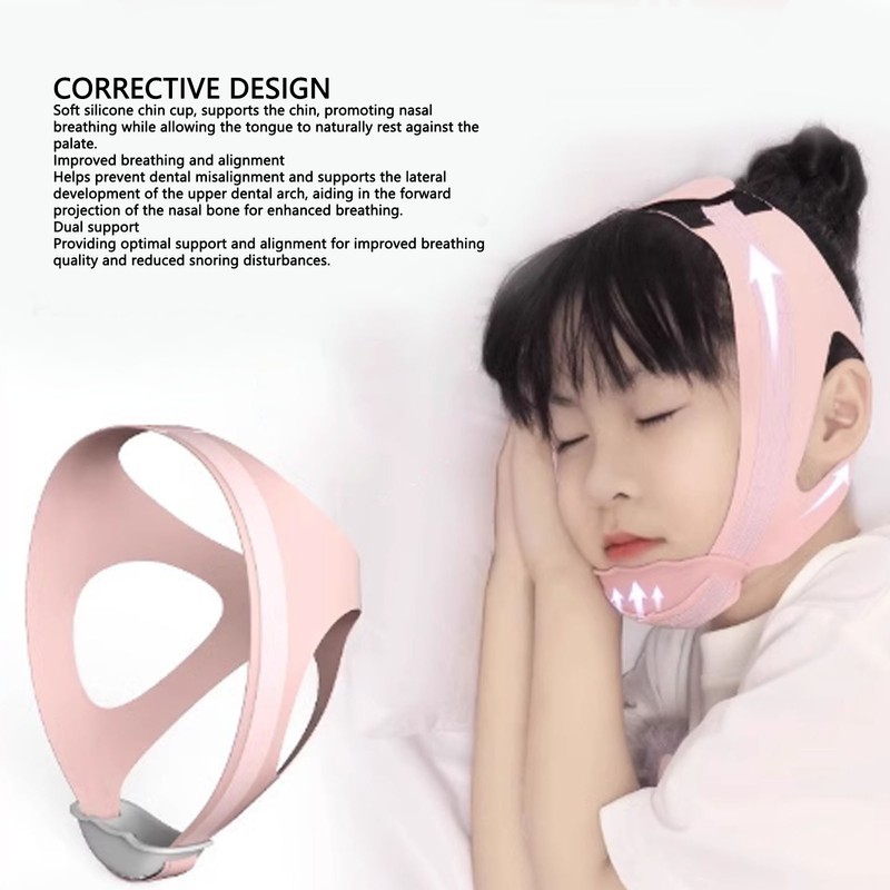 Anti Snoring Chin Strap Soft Skin Friendly Breathable Anti Snoring
