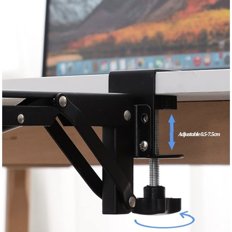 Niciksty Desk Extender Clamp for DIY Custom Wooden Desk Extender