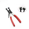 Hose Clamp Pliers Clamp Tool with Rotating Flat Band for