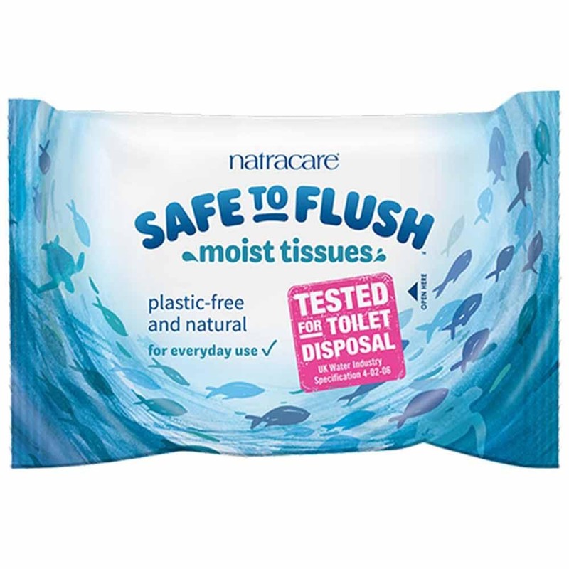 Natracare NC0303 Natural Wet Sheets (Flushable) 30 Sheets Set of