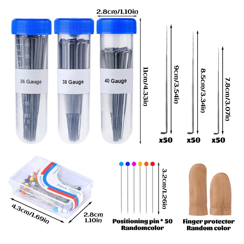 205pcs Needle Felting Starter Kits: 150pcs Wool Felting Tools &