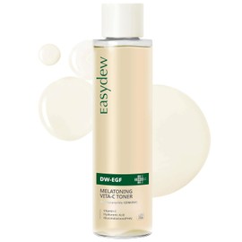 EASYDEW DW-EGF Peptide M Vita-C - Tónico revitalizante hidratante exfoliante para pieles sensibles con glutatión, vitamina C, niacinamida y PHA - Reforzador de suavización y limpieza de la piel, 5.07