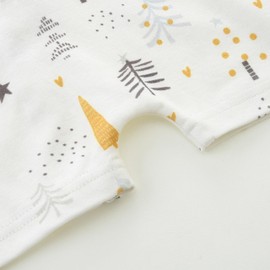 Infant Footies Toddlers Cotton Romper Short Sleeve Outfits Infant One-Piece Jumpsuit for Baby Boys Girls Cotton Bodysuit Summer